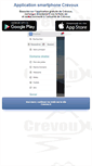 Mobile Screenshot of crevoux.fr