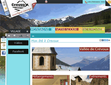 Tablet Screenshot of crevoux.fr
